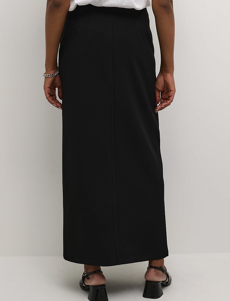 Kaffe - KAhella Skirt - midi nederdele - black deep - 4