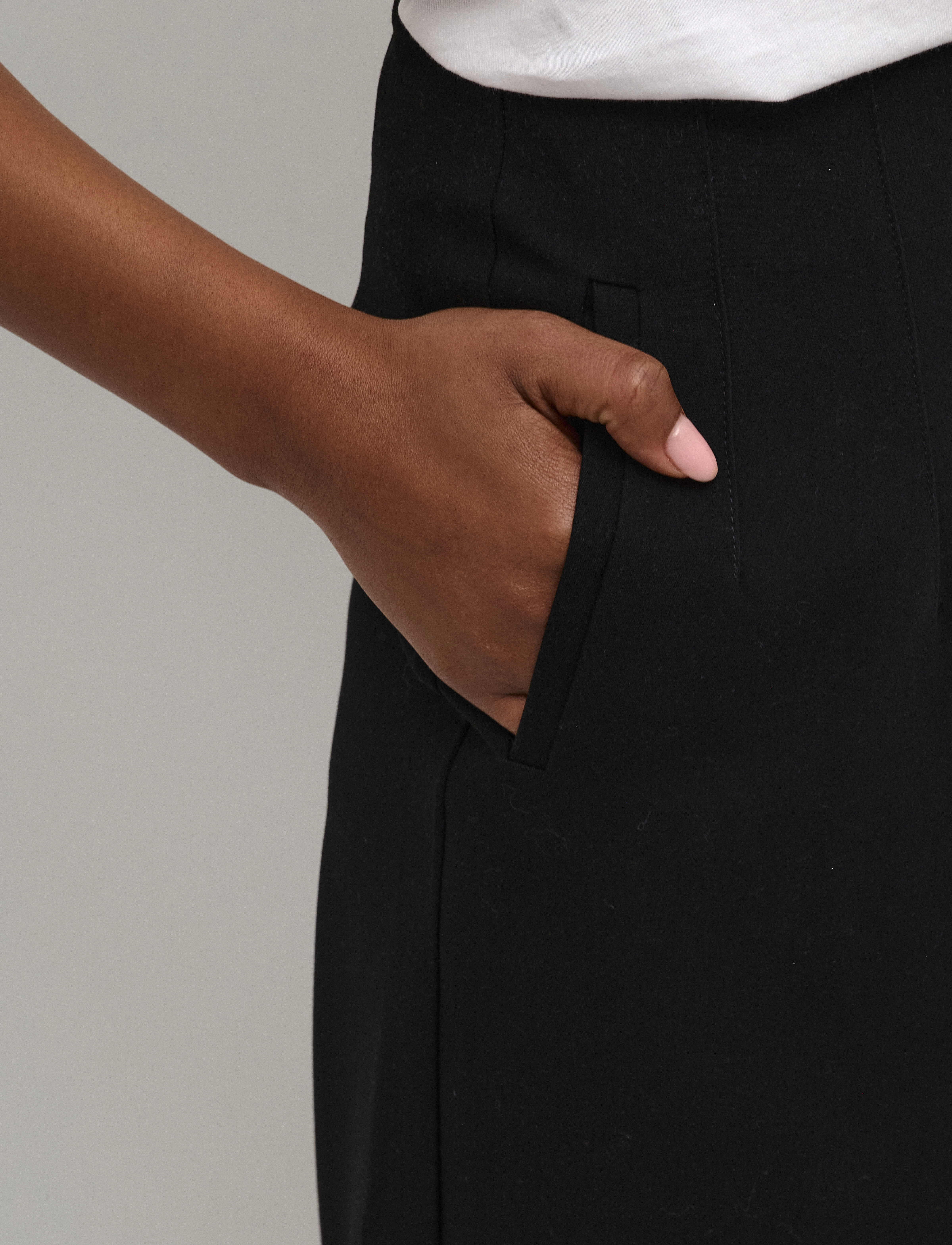 Kaffe - KAhella Skirt - midi skirts - black deep - 5