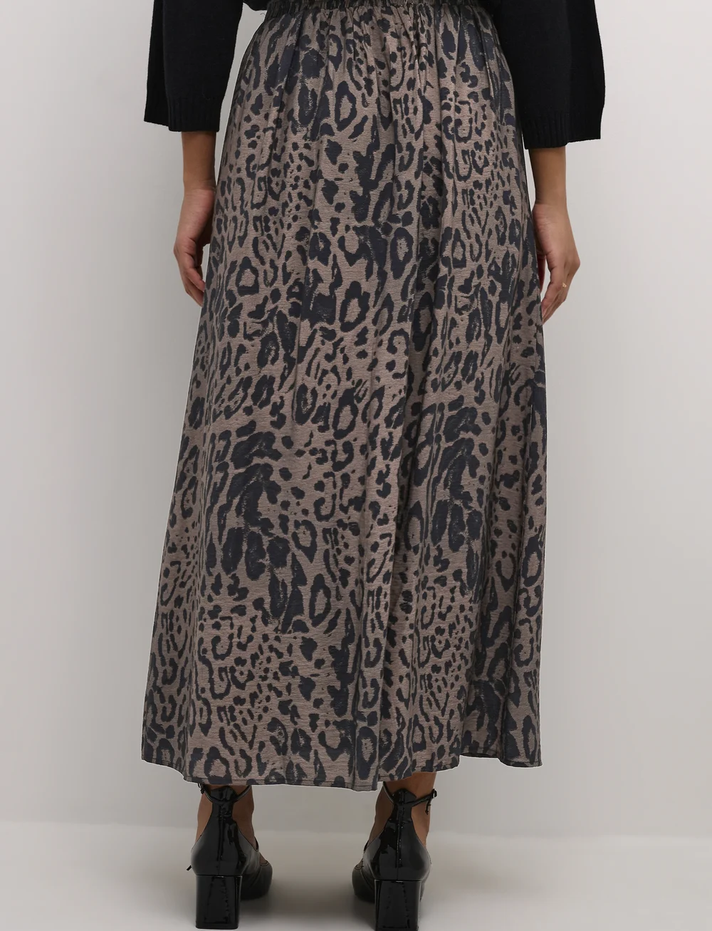 Kaffe - KAjemma Skirt - maxikjolar - major brown/black leopard - 4