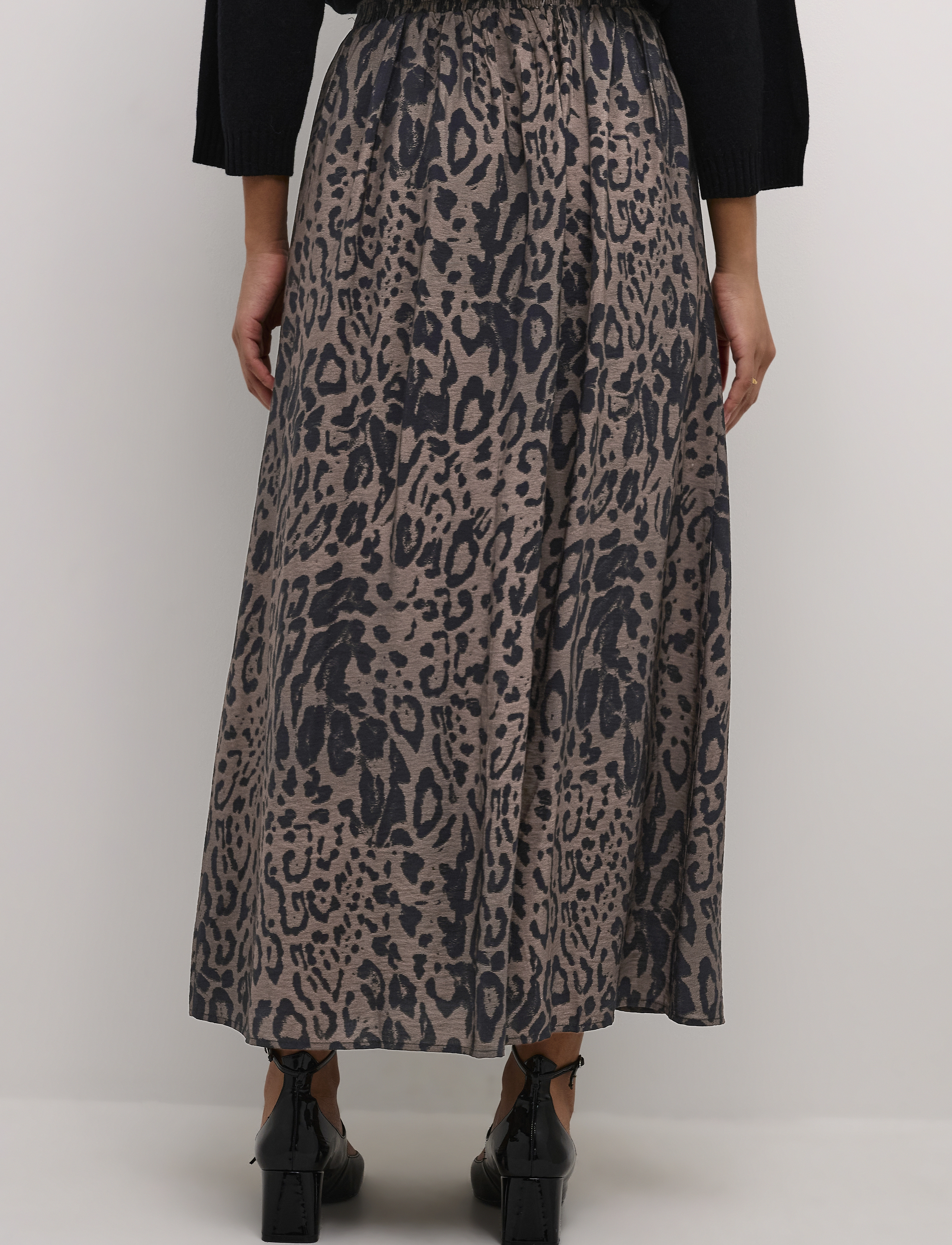 Kaffe - KAjemma Skirt - maxikjolar - major brown/black leopard - 3