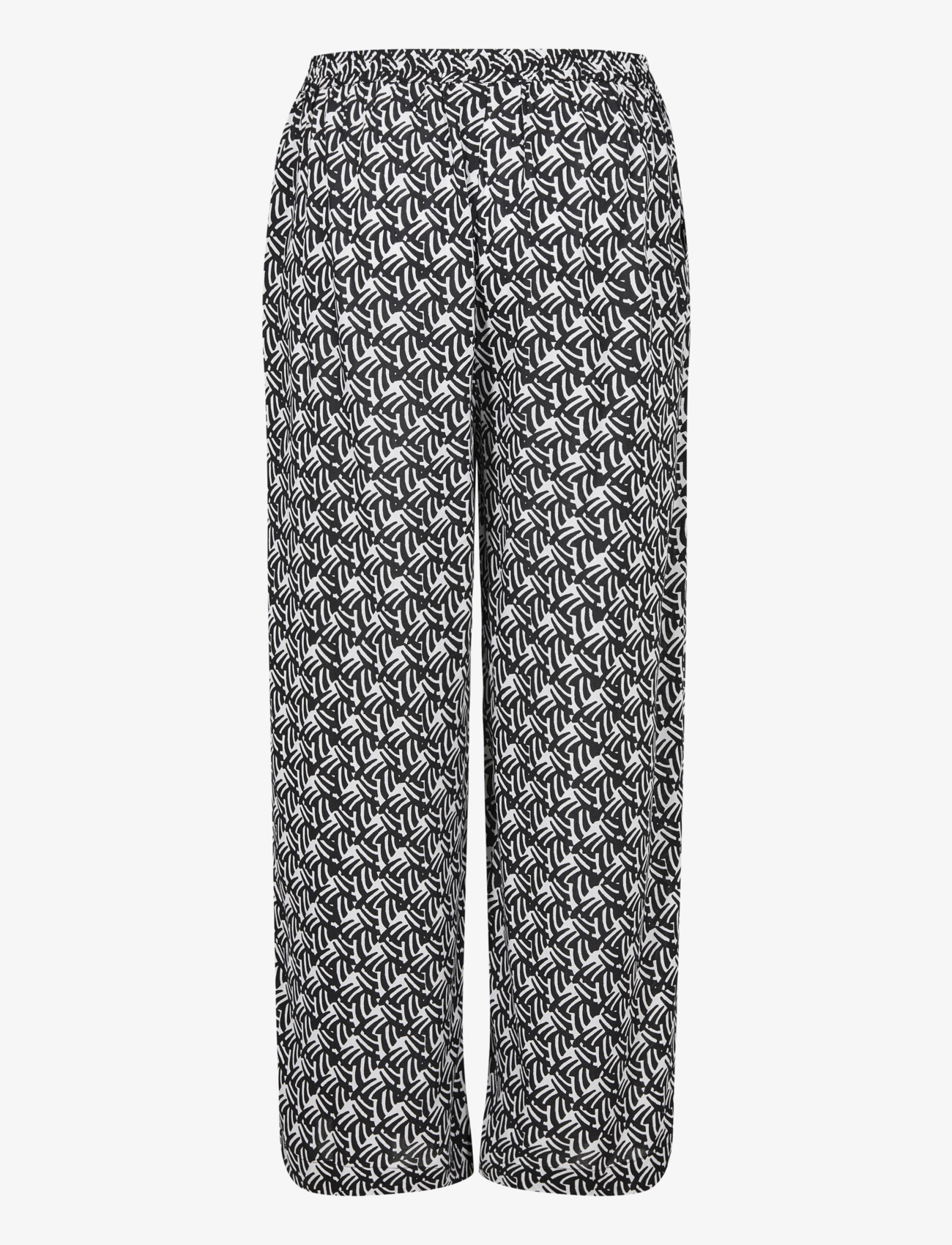 Kaffe - KAsanne Pants - black/moonstruck retro print - 2