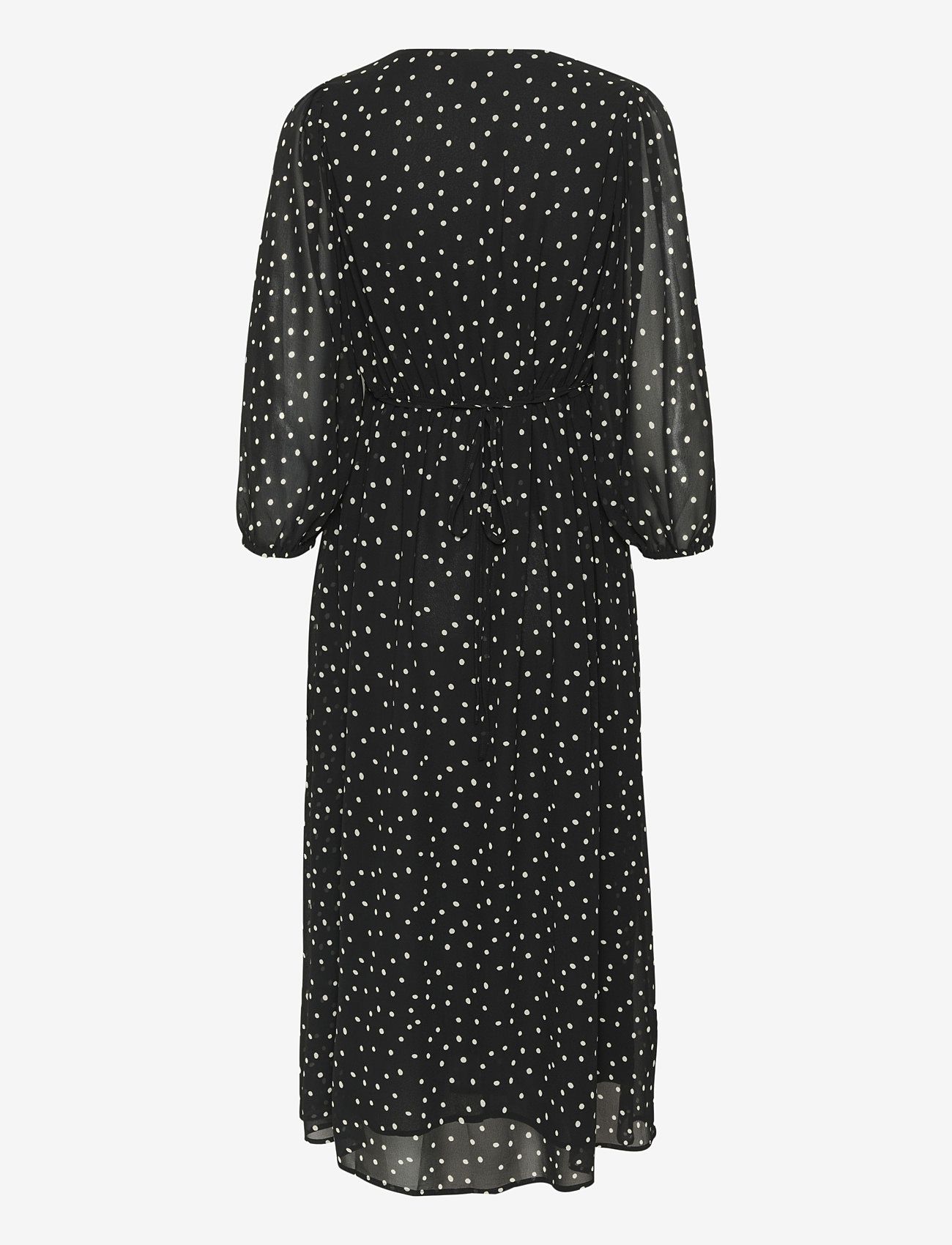 Kaffe - KAsally Dress - midikleidid - black/white dot - 1