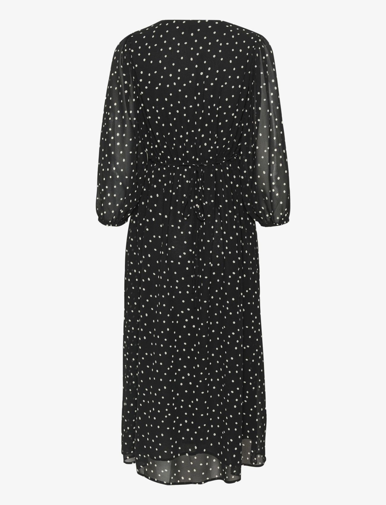 Kaffe - KAsally Dress - midi garuma kleitas - black/white dot - 2