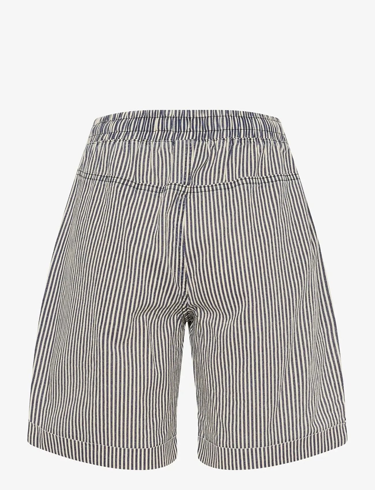 Kaffe - KAnaya Striped Shorts - casual shorts - midnight/white stripe - 2
