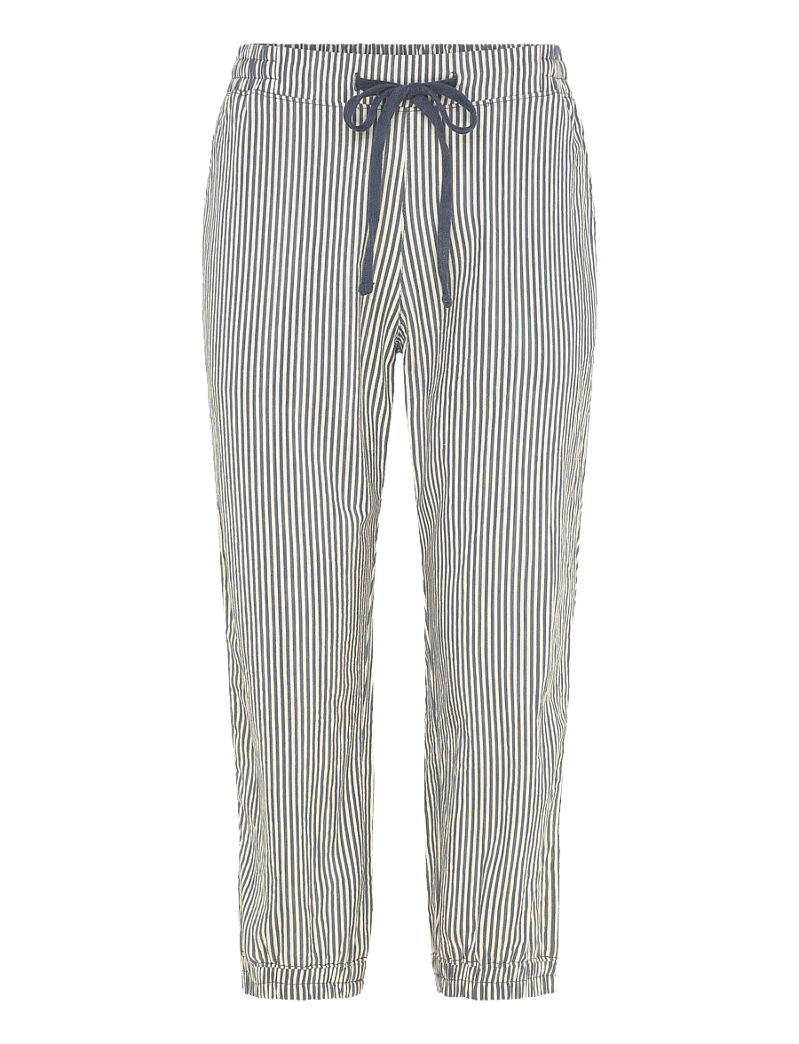 Kaffe - KAnaya Striped Capri Pants - caprihose - midnight/white stripe - 1