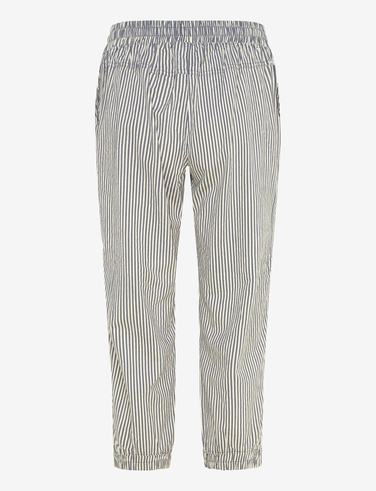 Kaffe - KAnaya Striped Capri Pants - joggersid - midnight/white stripe - 2