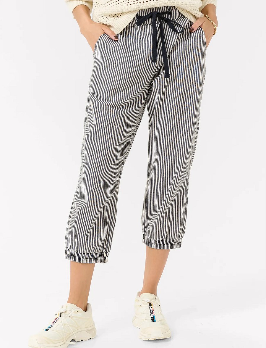 Kaffe - KAnaya Striped Capri Pants - caprihose - midnight/white stripe - 0