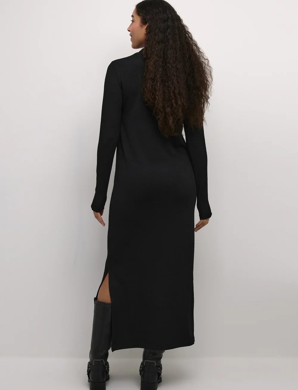 Kaffe - KArobin Dress - maxiklänningar - black deep cc. - 3