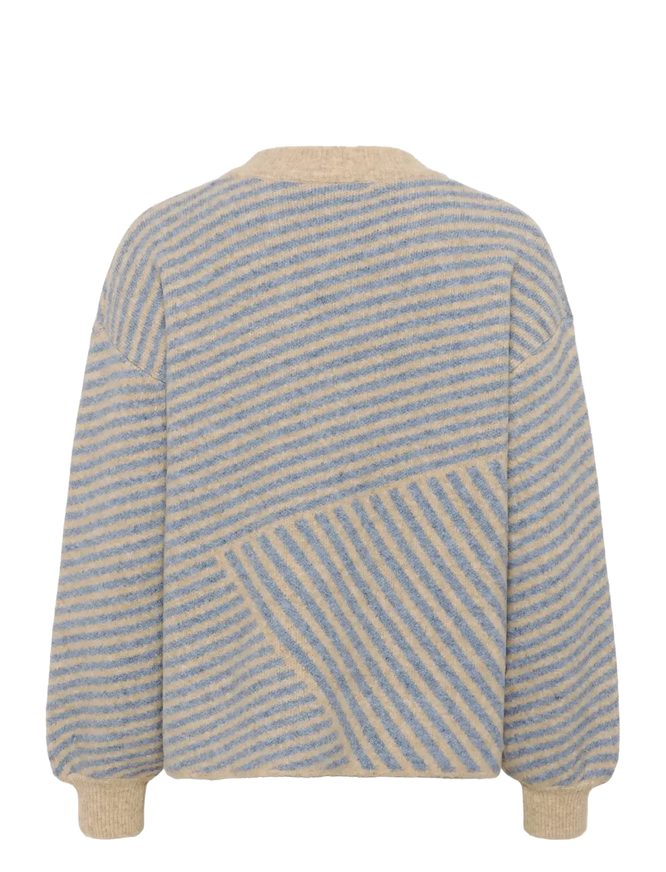 Kaffe - KAverana Knit Pullover - gebreide truien - feather grey mel/windward blue - 2