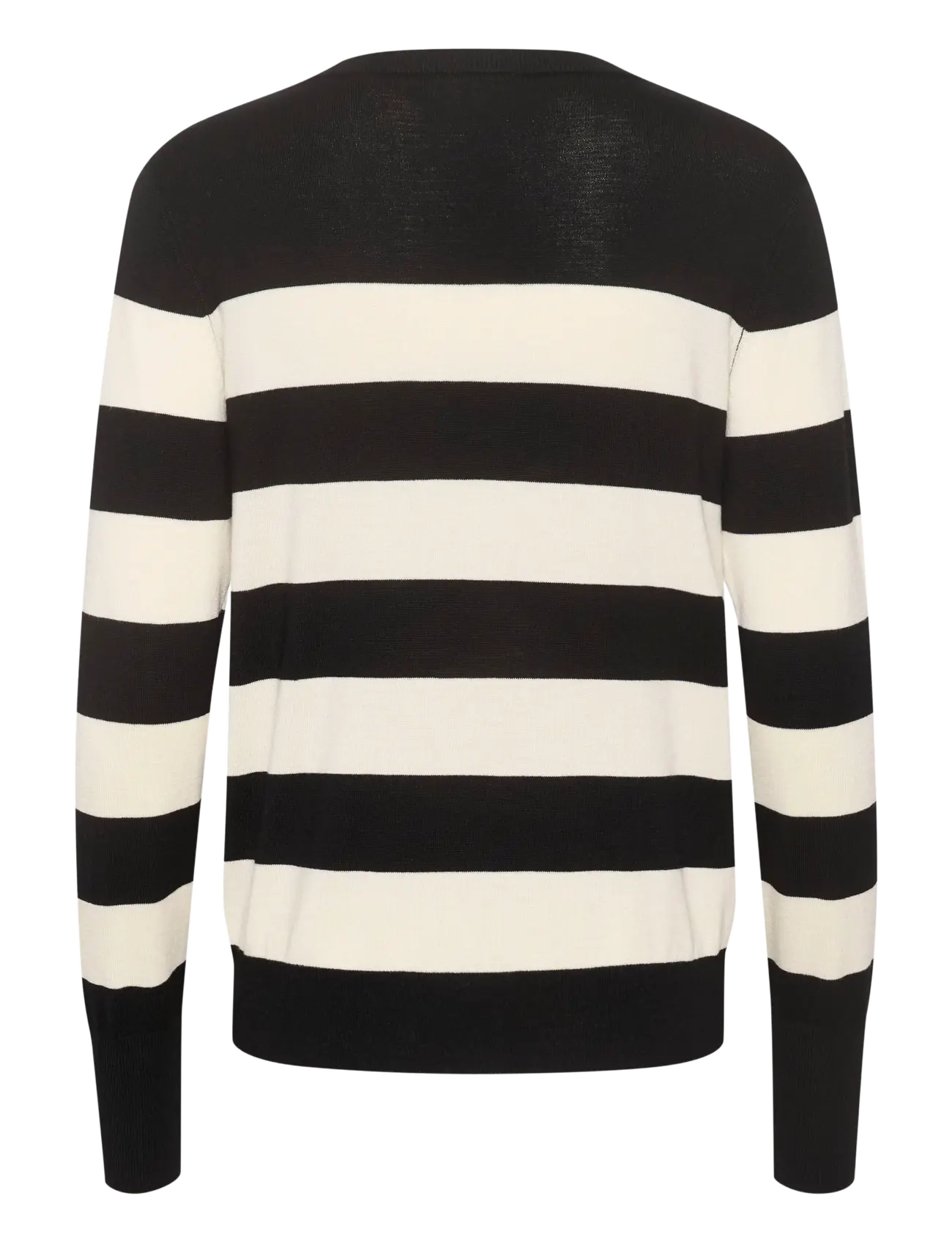 Kaffe - KAlizza Striped Knit Pullover - die niedrigsten preise - black / turtledove stripe - 2
