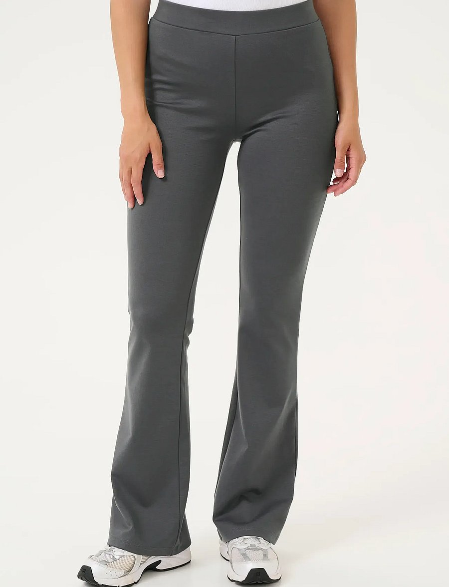 Kaffe - KAjenny Flared Leggings - leggings - black oyster - 0
