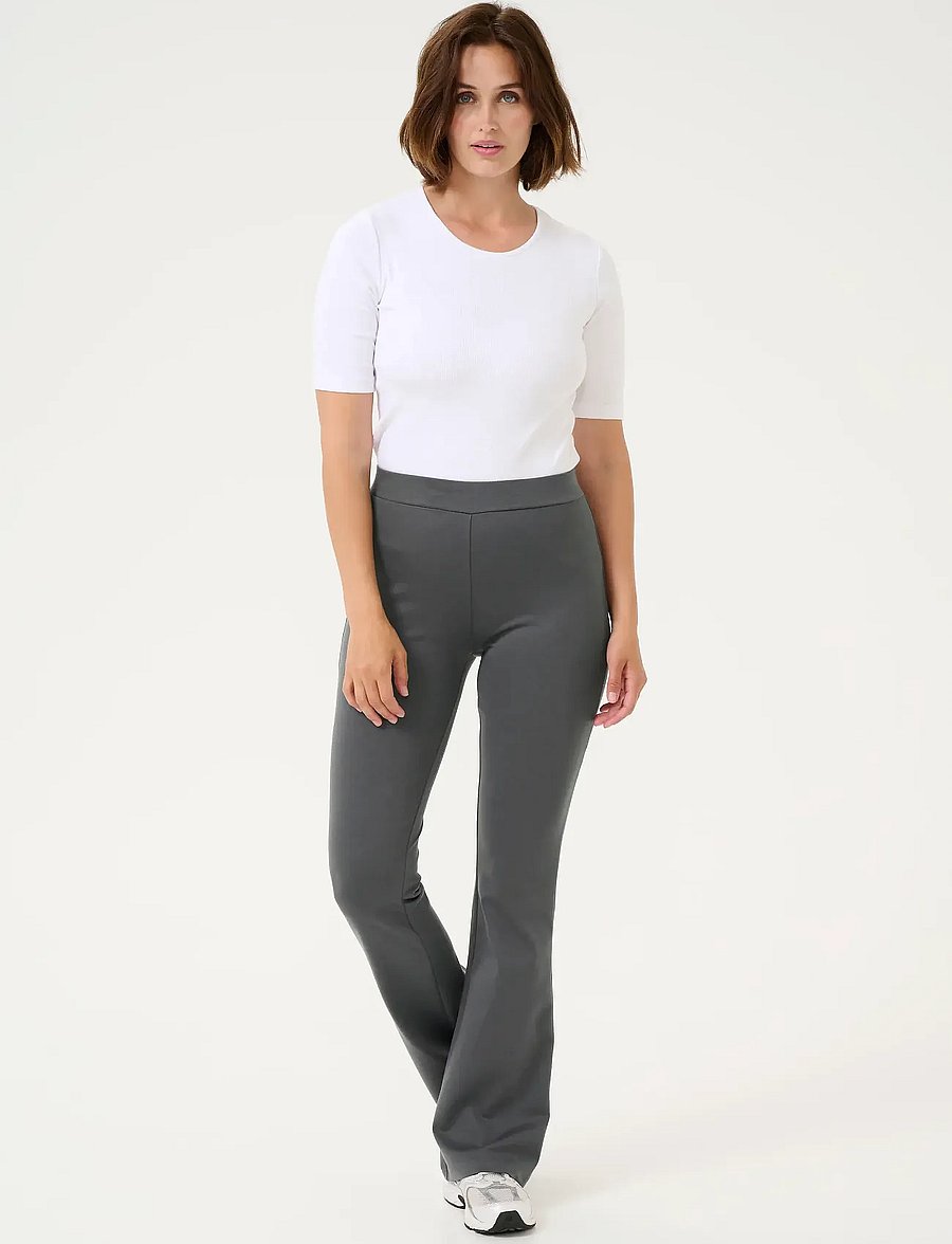 Kaffe - KAjenny Flared Leggings - leggings - black oyster - 3