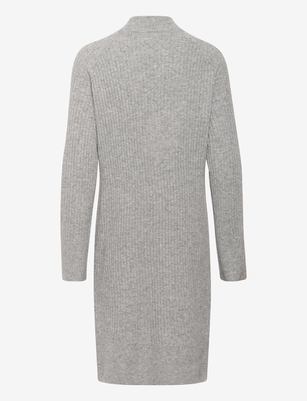 Kaffe - KArinya Knit Dress - knitted dresses - grey melange - 2