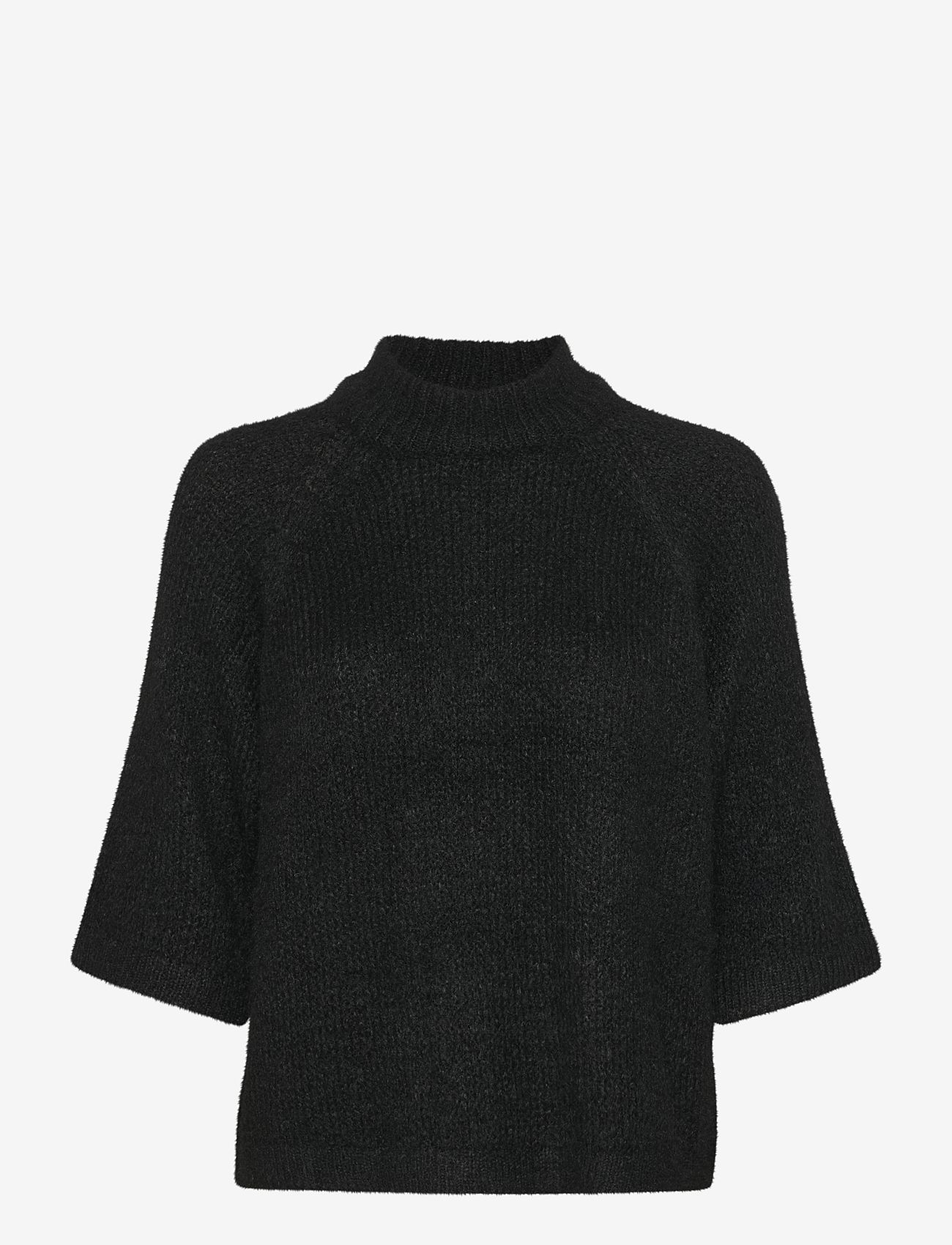 Kaffe - KAemilie Knit Pullover - striktrøjer - black deep - 1