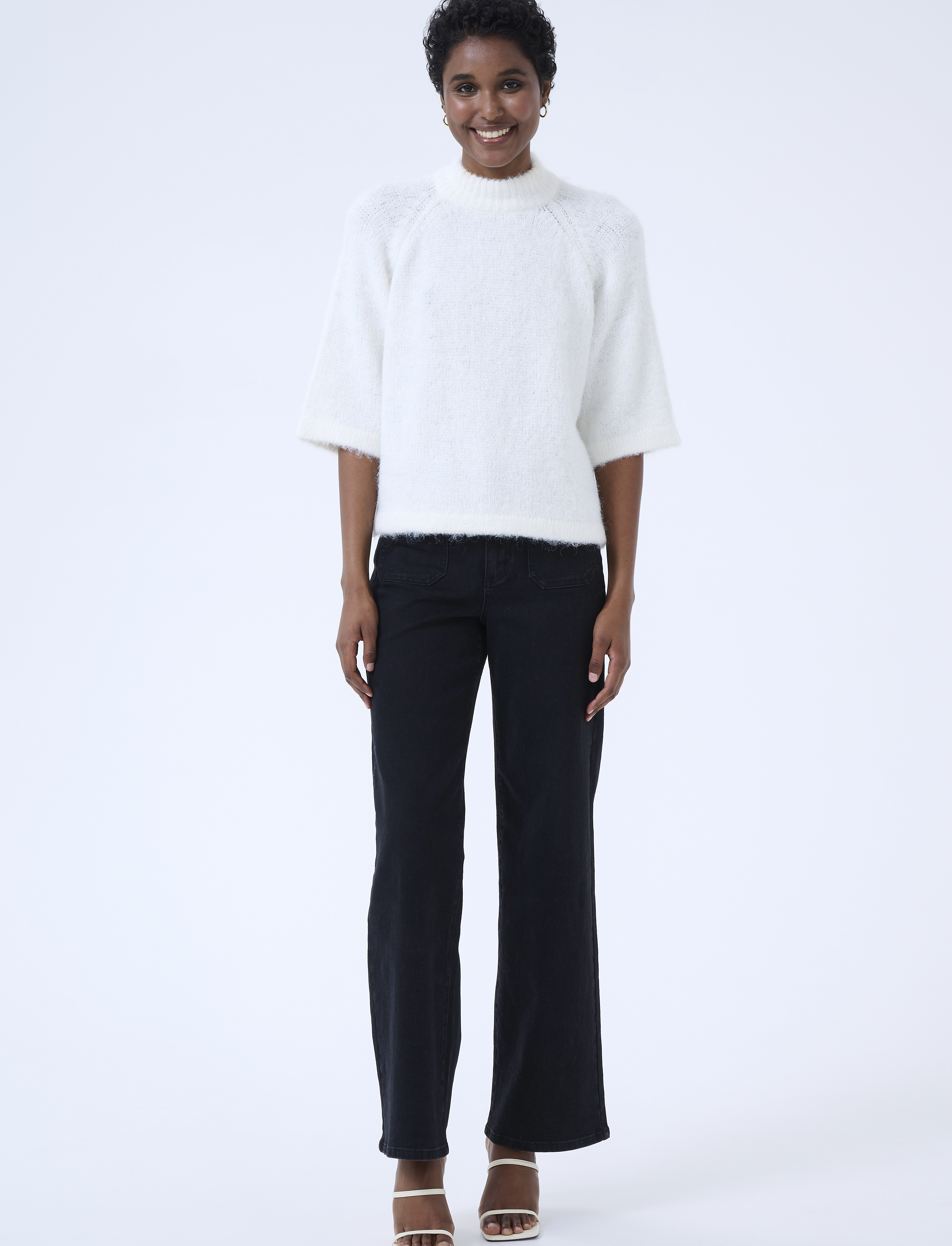 Kaffe - KAemilie Knit Pullover - pullover - chalk - 3
