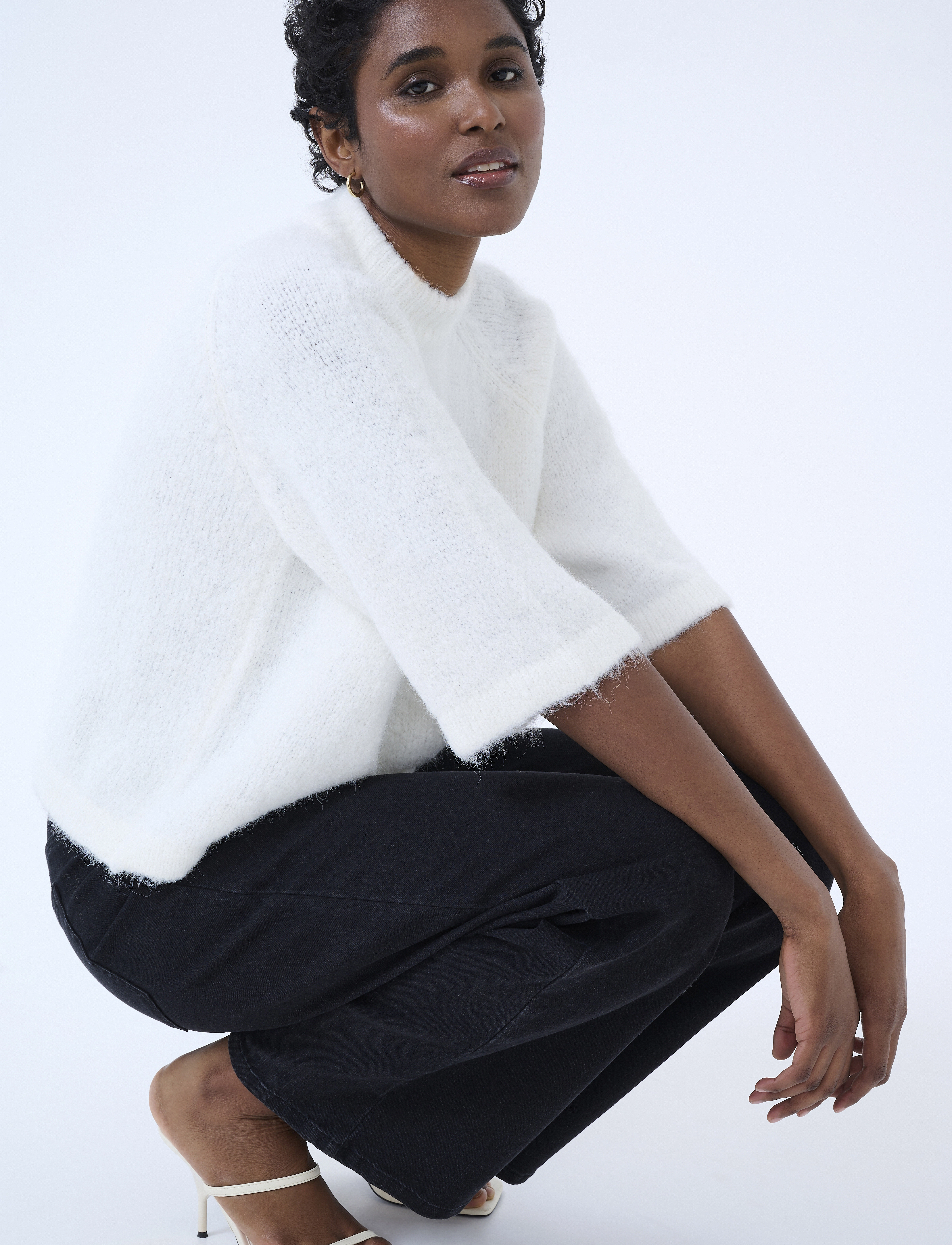 Kaffe - KAemilie Knit Pullover - pullover - chalk - 5