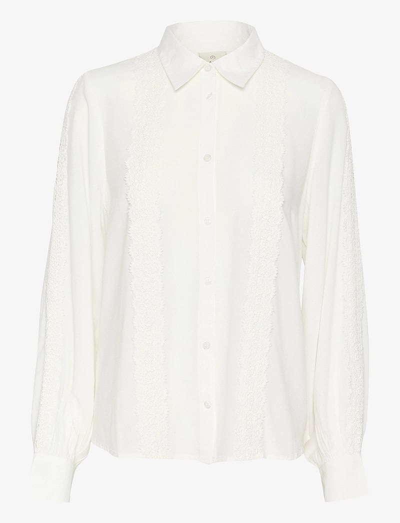 Kaffe - KAsabrina Shirt - langærmede skjorter - chalk - 1