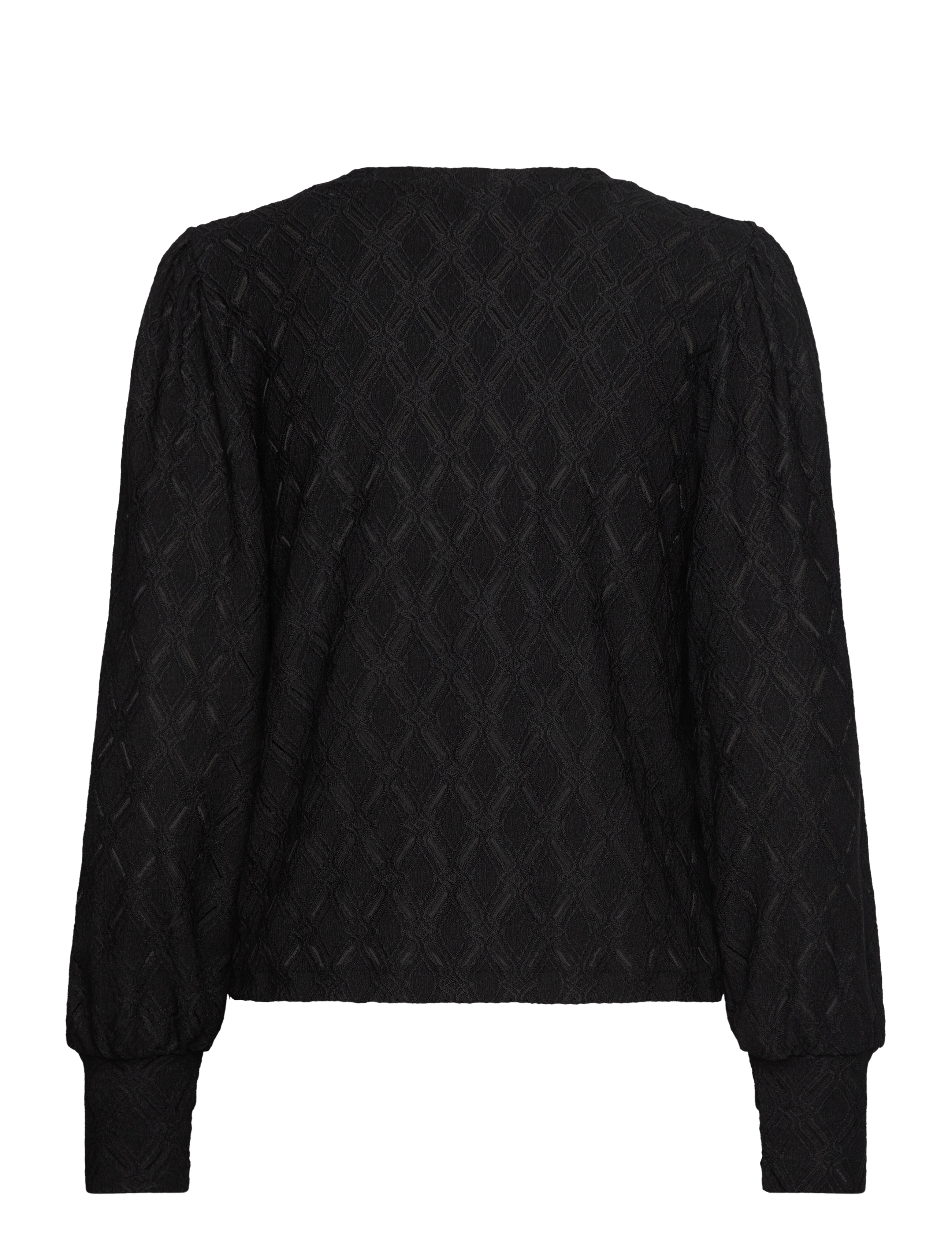 Kaffe - KAtine Lace Blouse - pikkade varrukatega pluusid - black deep - 2