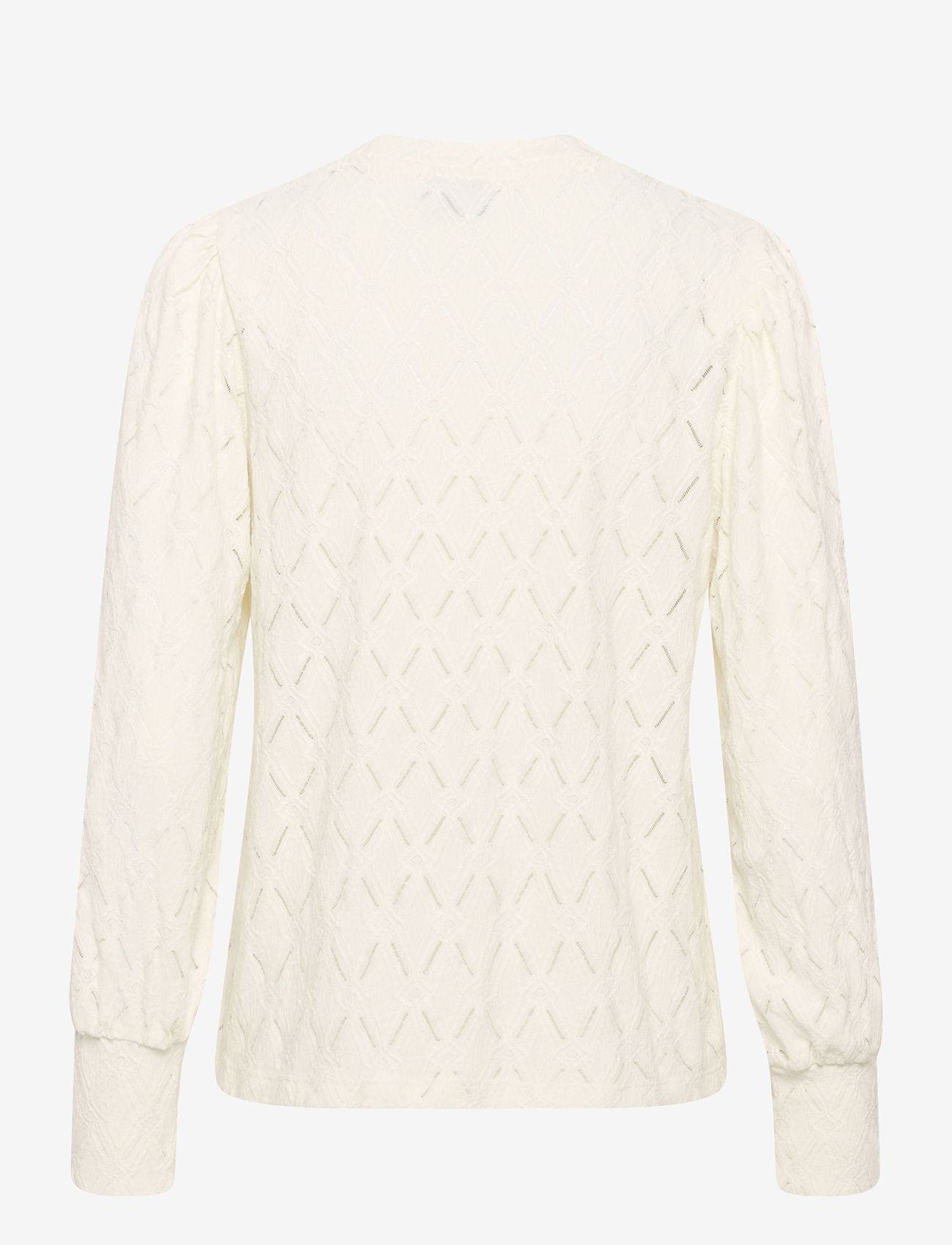 Kaffe - KAtine Lace Blouse - langærmede bluser - chalk - 2