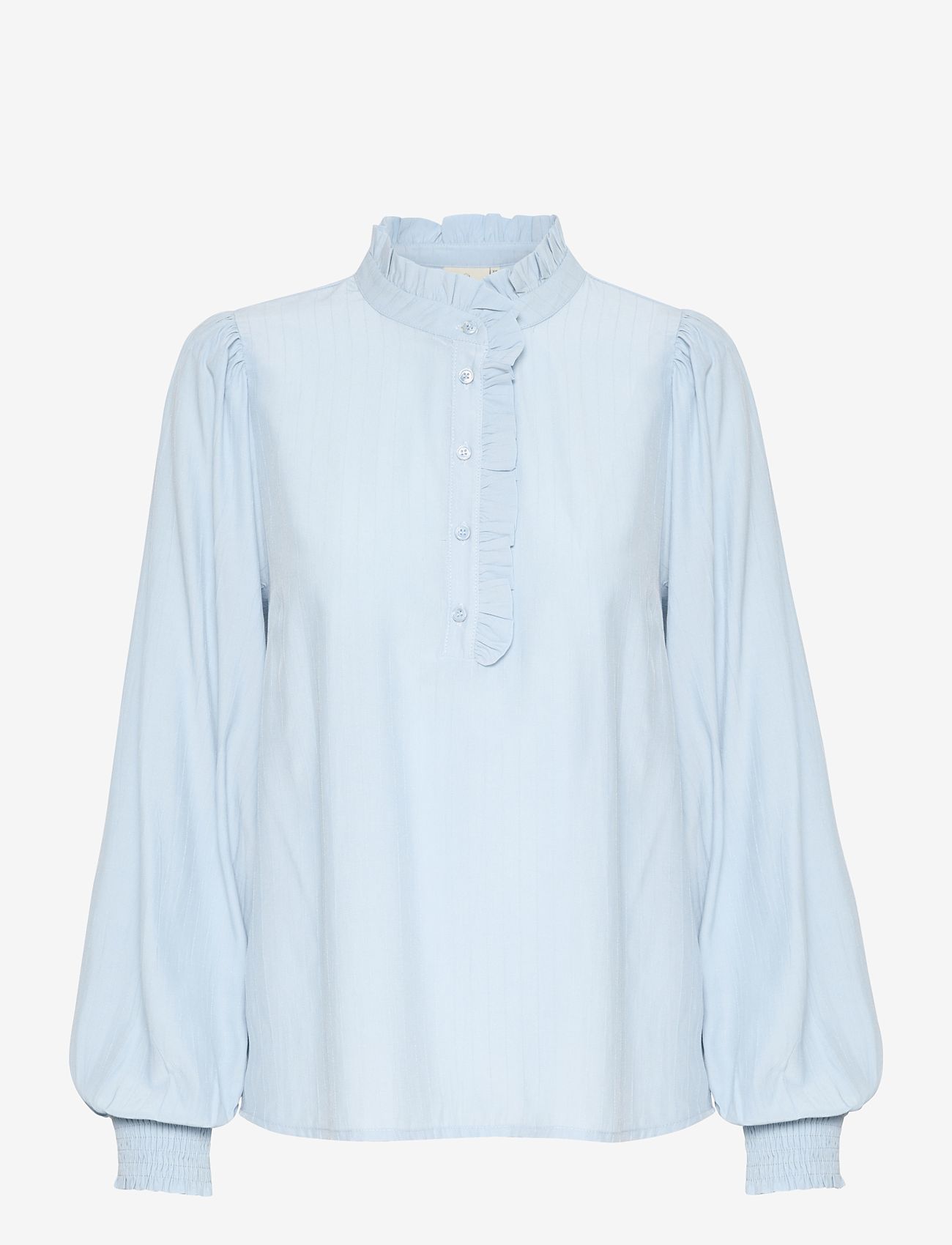 Kaffe - KAdorit Blouse - långärmade blusar - celestial blue - 1