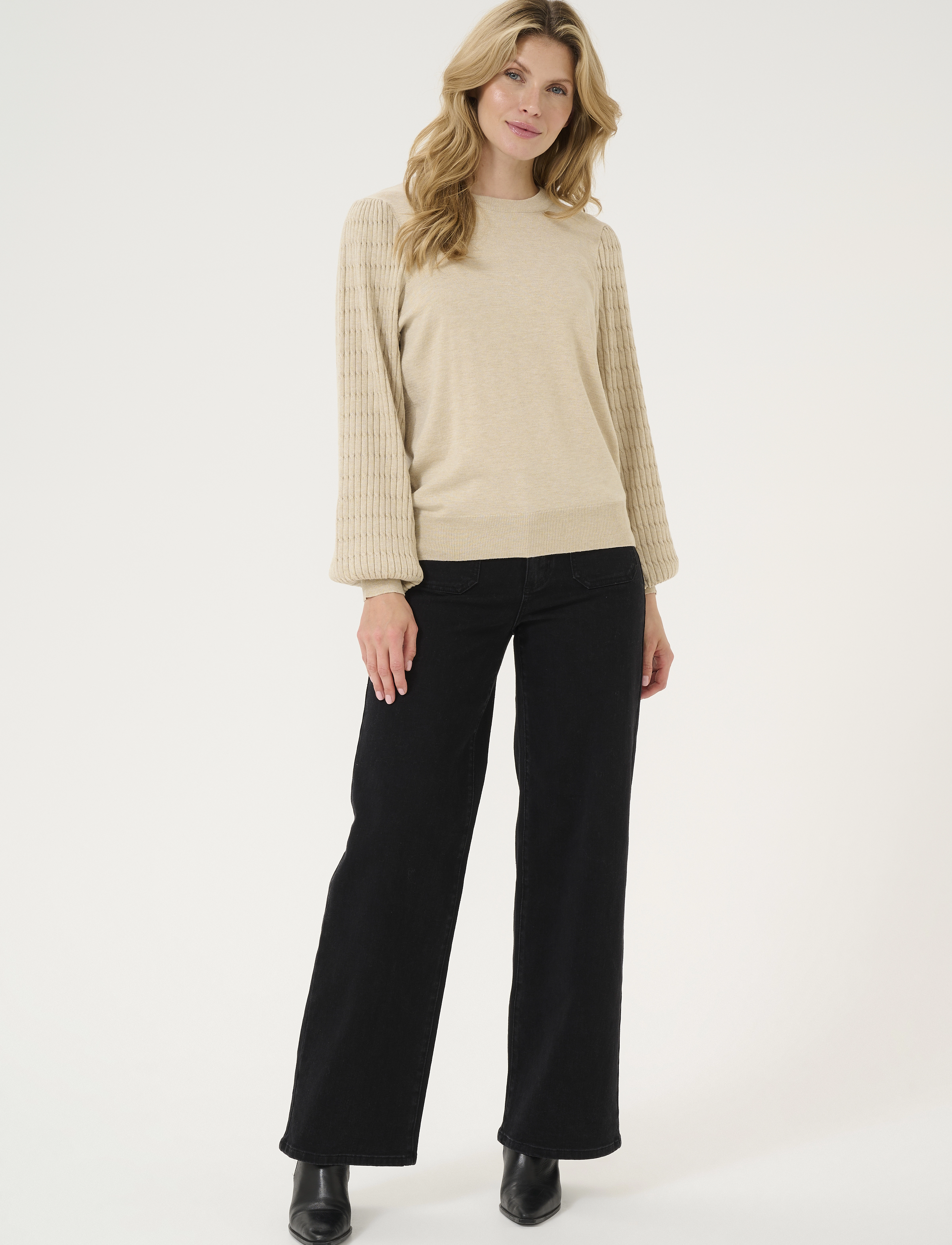 Kaffe - KAnanna Pullover - pullover - feather gray melange - 3