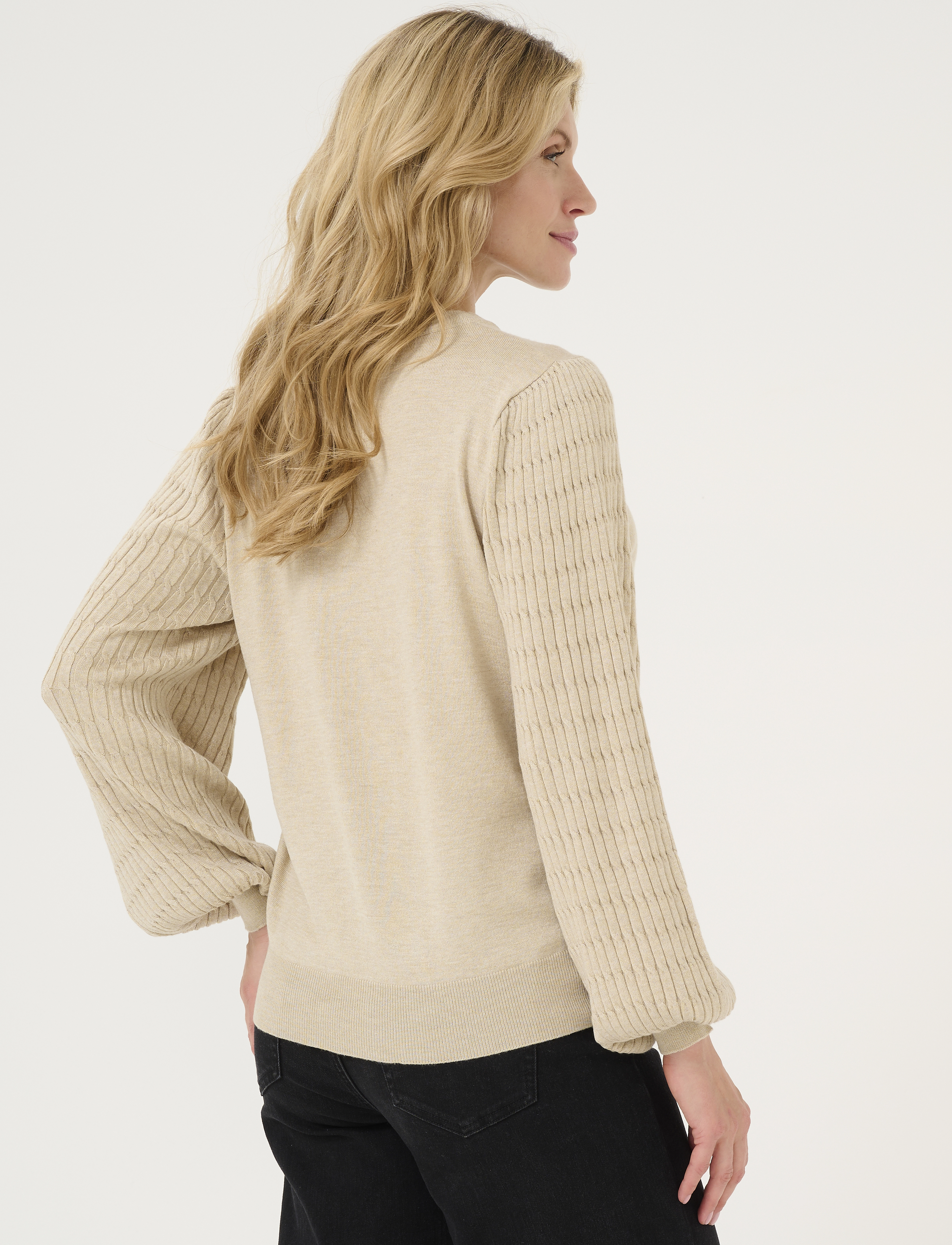 Kaffe - KAnanna Pullover - pullover - feather gray melange - 4
