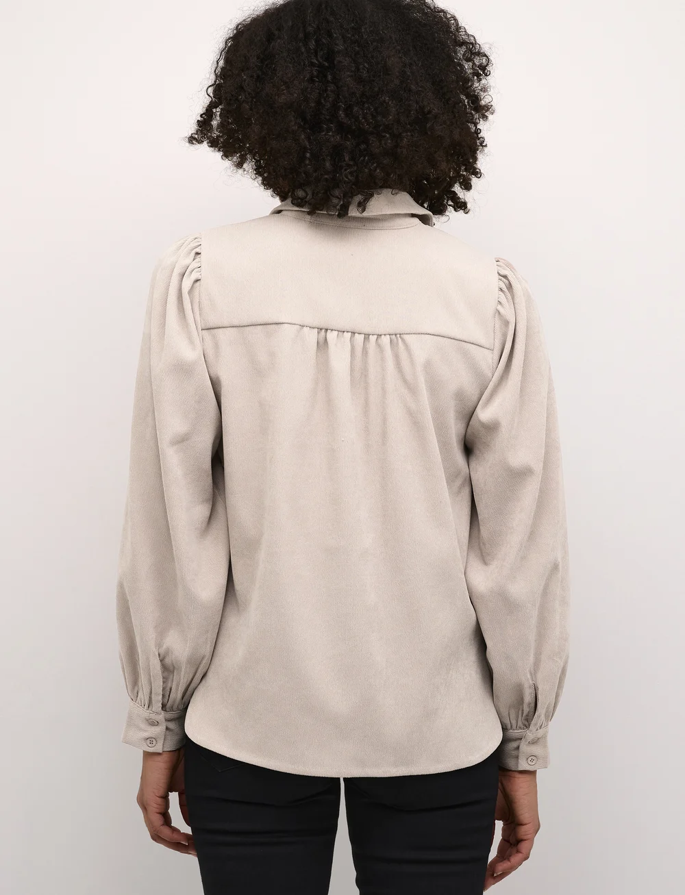 Kaffe - KAhermine Shirt - langærmede skjorter - feather gray c. - 4