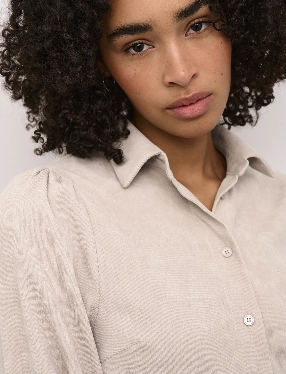 Kaffe - KAhermine Shirt - langærmede skjorter - feather gray c. - 5