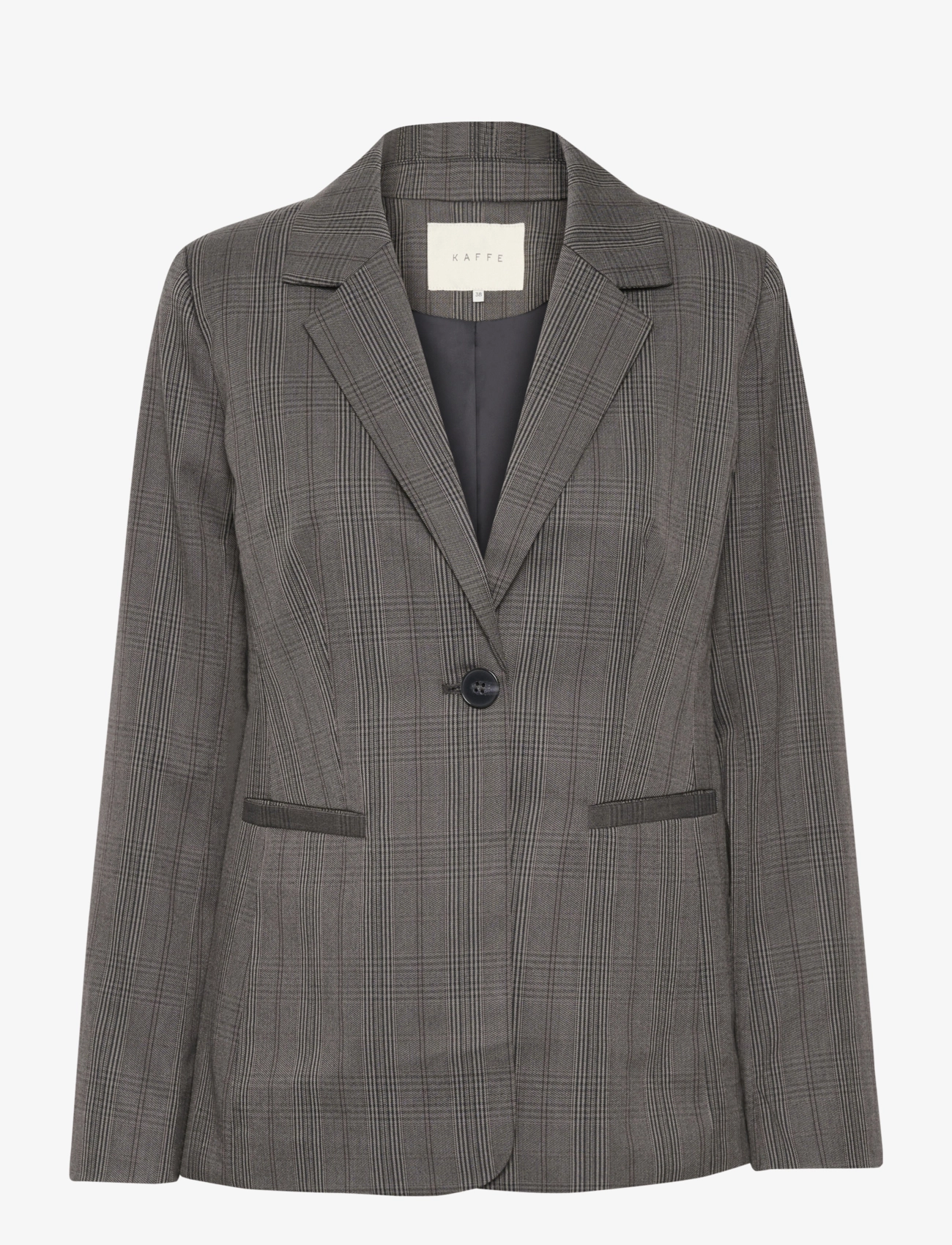 Kaffe KAdori Blazer - Blazers - GREY/BLACK CHECK / grey