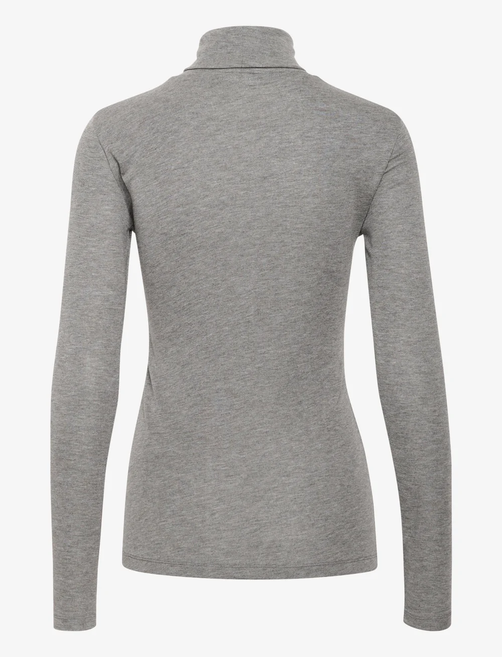 Kaffe - KAronia Rollneck T-Shirt - rullekraver - grey melange - 2