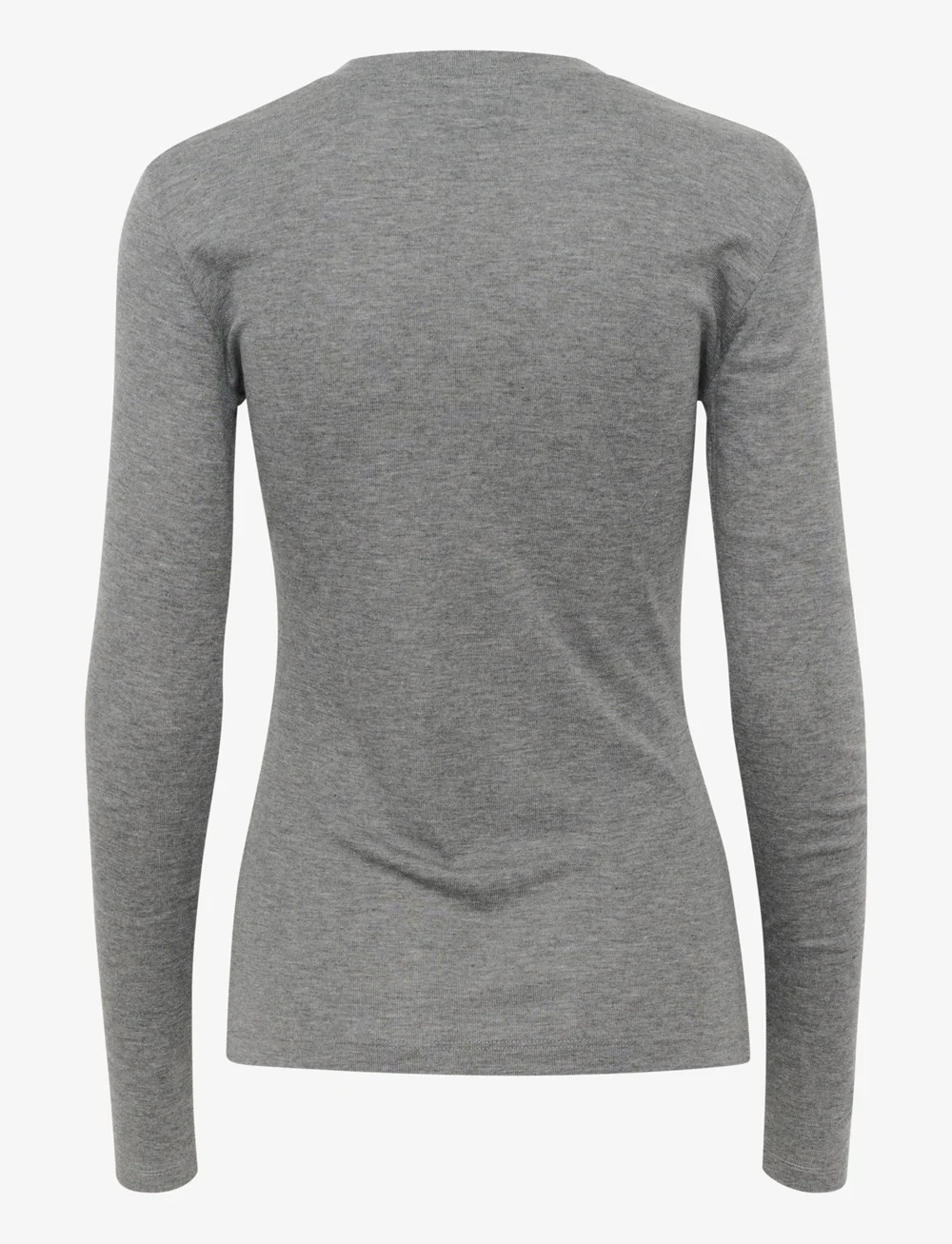 Kaffe - KAronia LS T-Shirt - pikkade varrukatega alussärgid - grey melange - 2