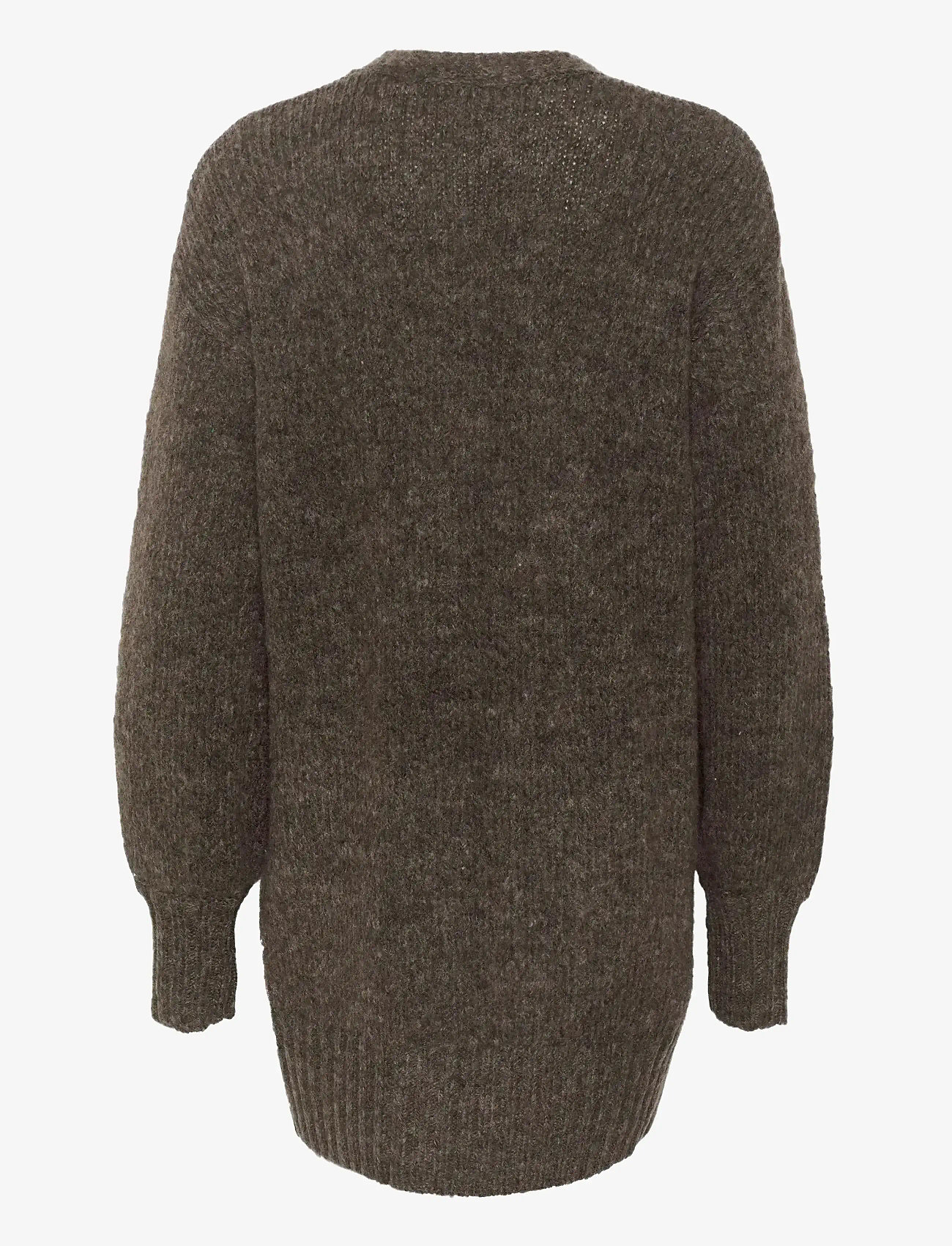 Kaffe - KAtrina Knit Cardigan - cardigans - major brown melange - 2