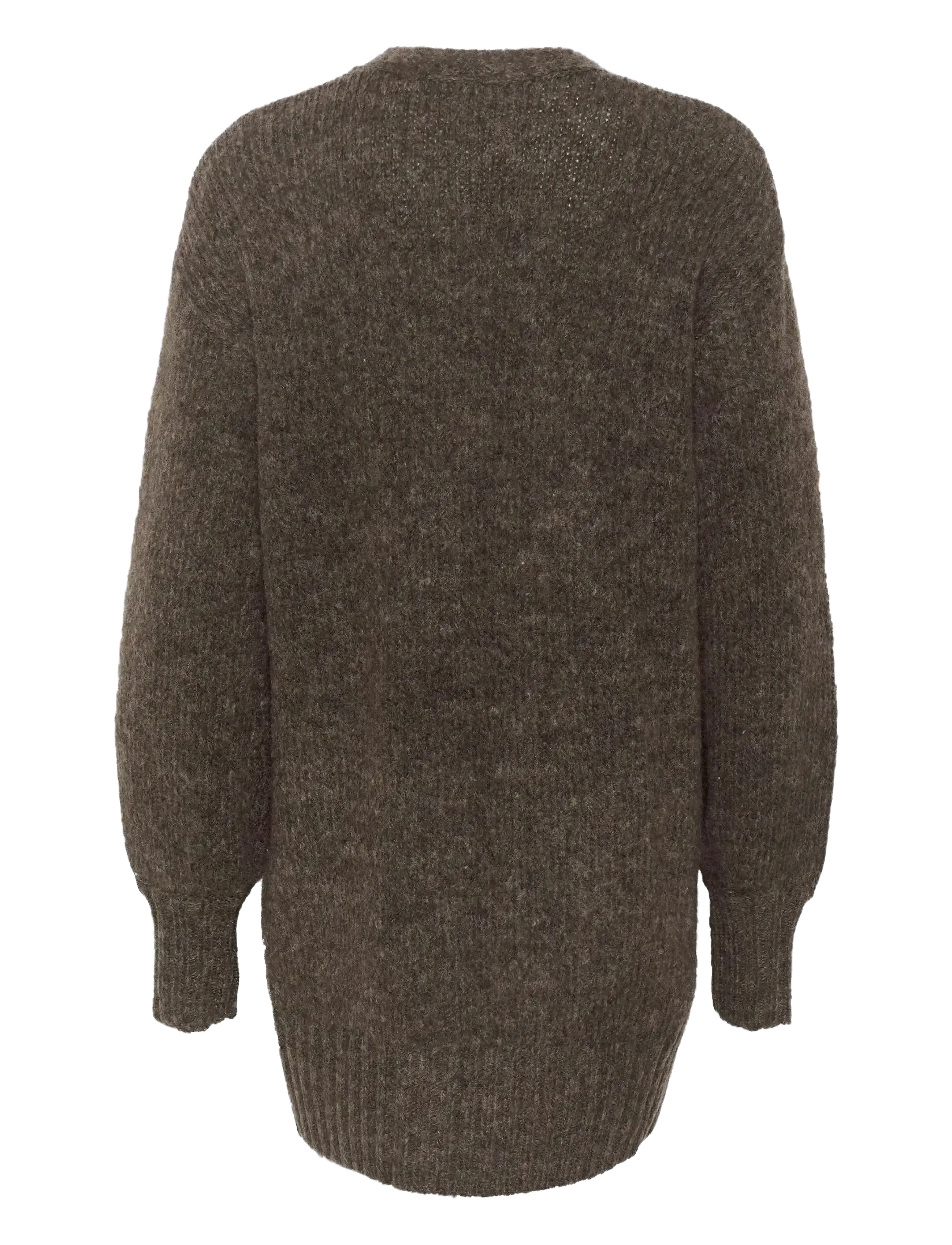 Kaffe - KAtrina Knit Cardigan - cardigans - major brown melange - 2