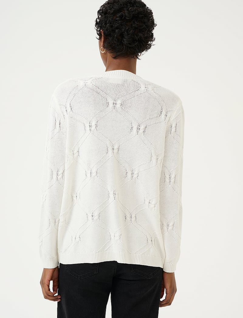 Kaffe - KAcharlie Knit Pullover - sviitrid - chalk - 4