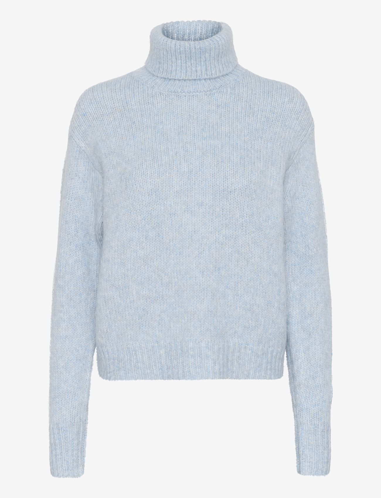 Kaffe - KAtrina LS Pullover - efterårstøj - celestial blue melange - 1