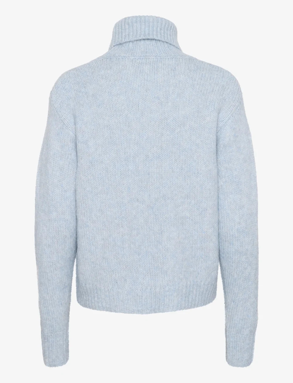 Kaffe - KAtrina LS Pullover - rullekraver - celestial blue melange - 2