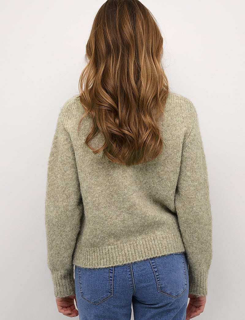 Kaffe - KAtrina LS Pullover - pologenser - feather gray melange - 4