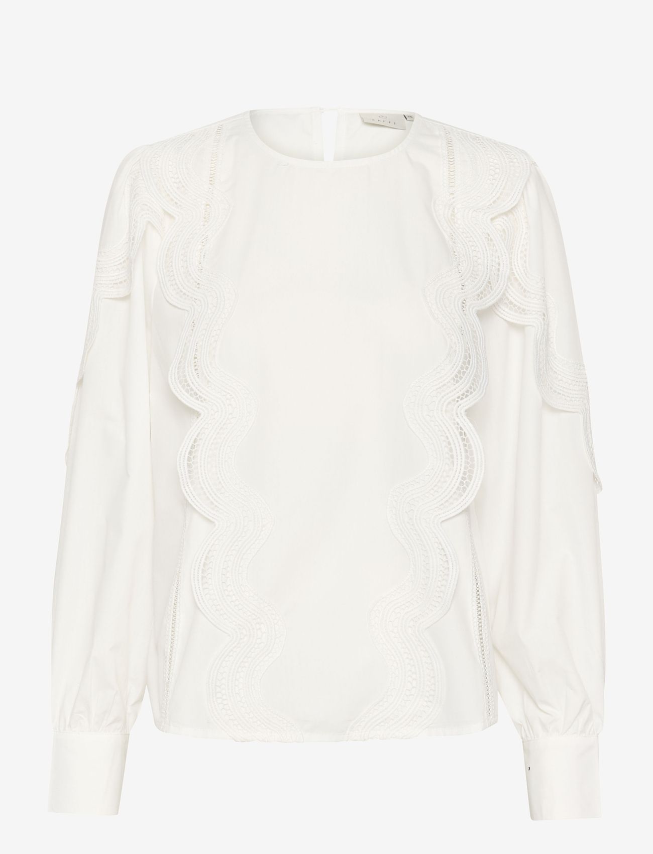 Kaffe - KAchristine Blouse - pikkade varrukatega pluusid - optical white - 0