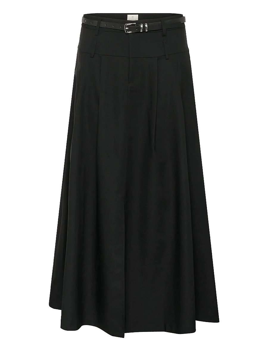 Kaffe - KAlissi Skirt - plisserade kjolar - black deep - 1