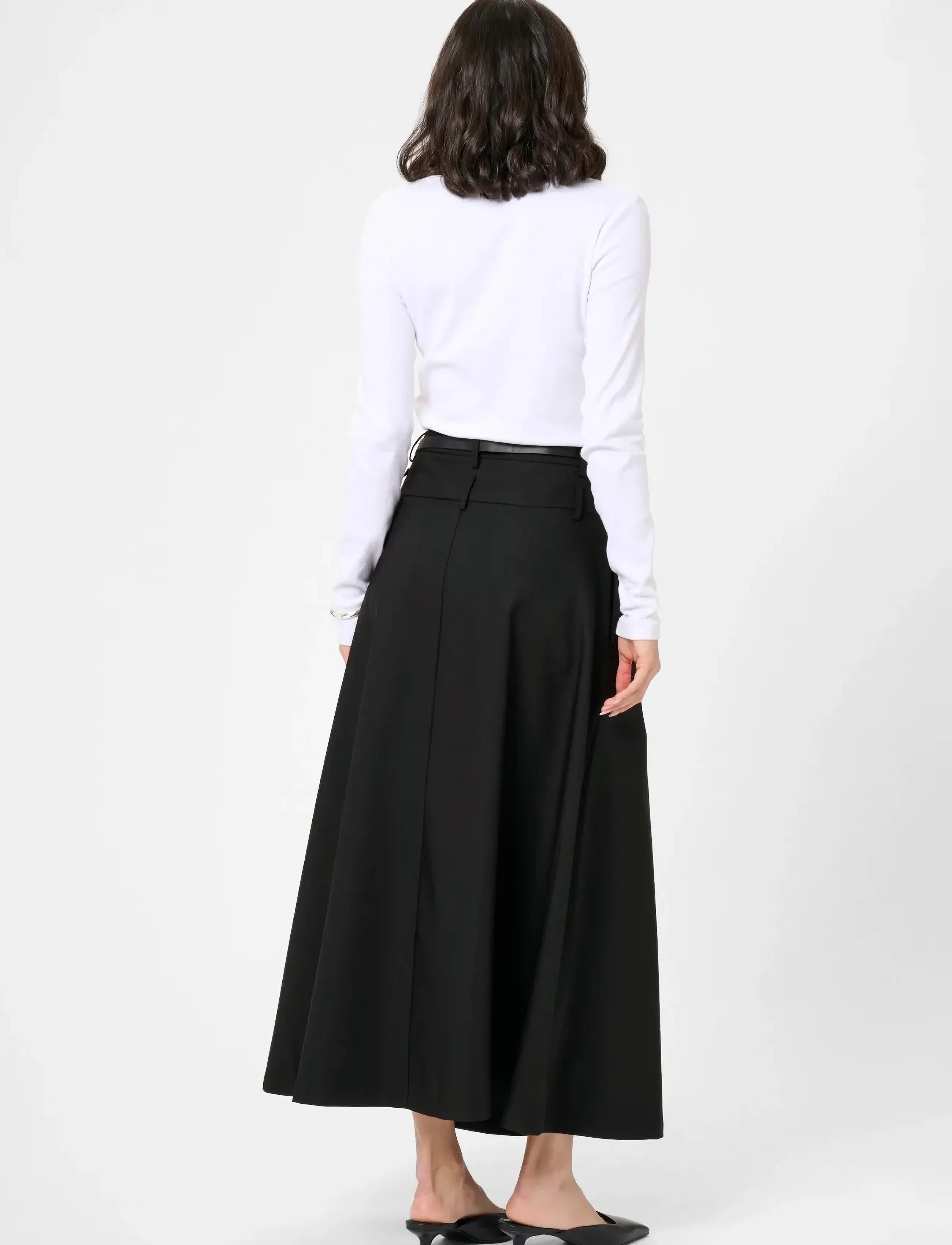 Kaffe - KAlissi Skirt - plisserade kjolar - black deep - 4