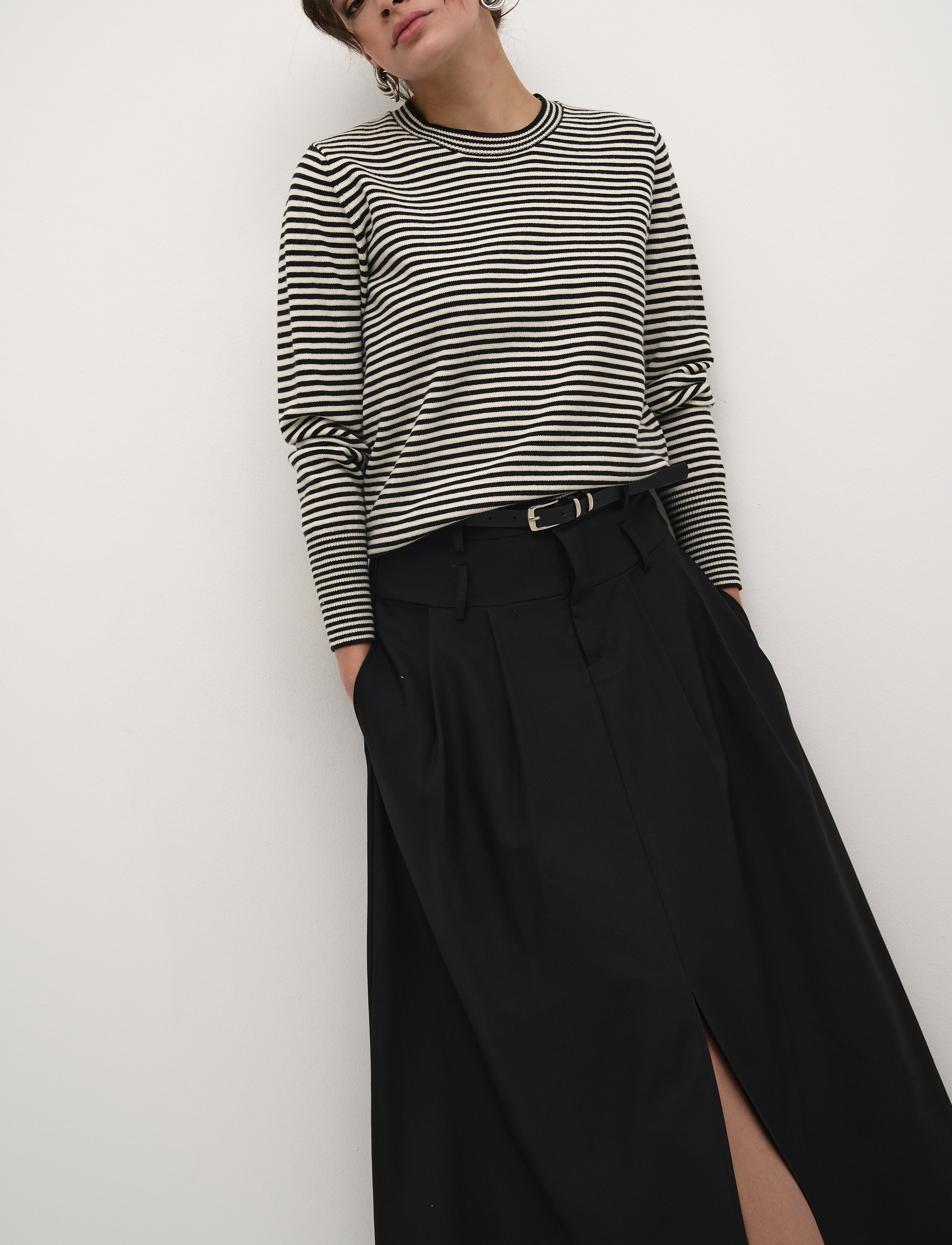 Kaffe - KAlissi Skirt - plisserade kjolar - black deep - 5