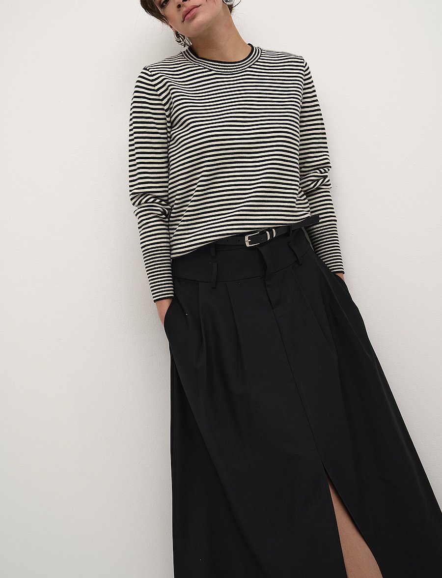Kaffe - KAlissi Skirt - plisserade kjolar - black deep - 5