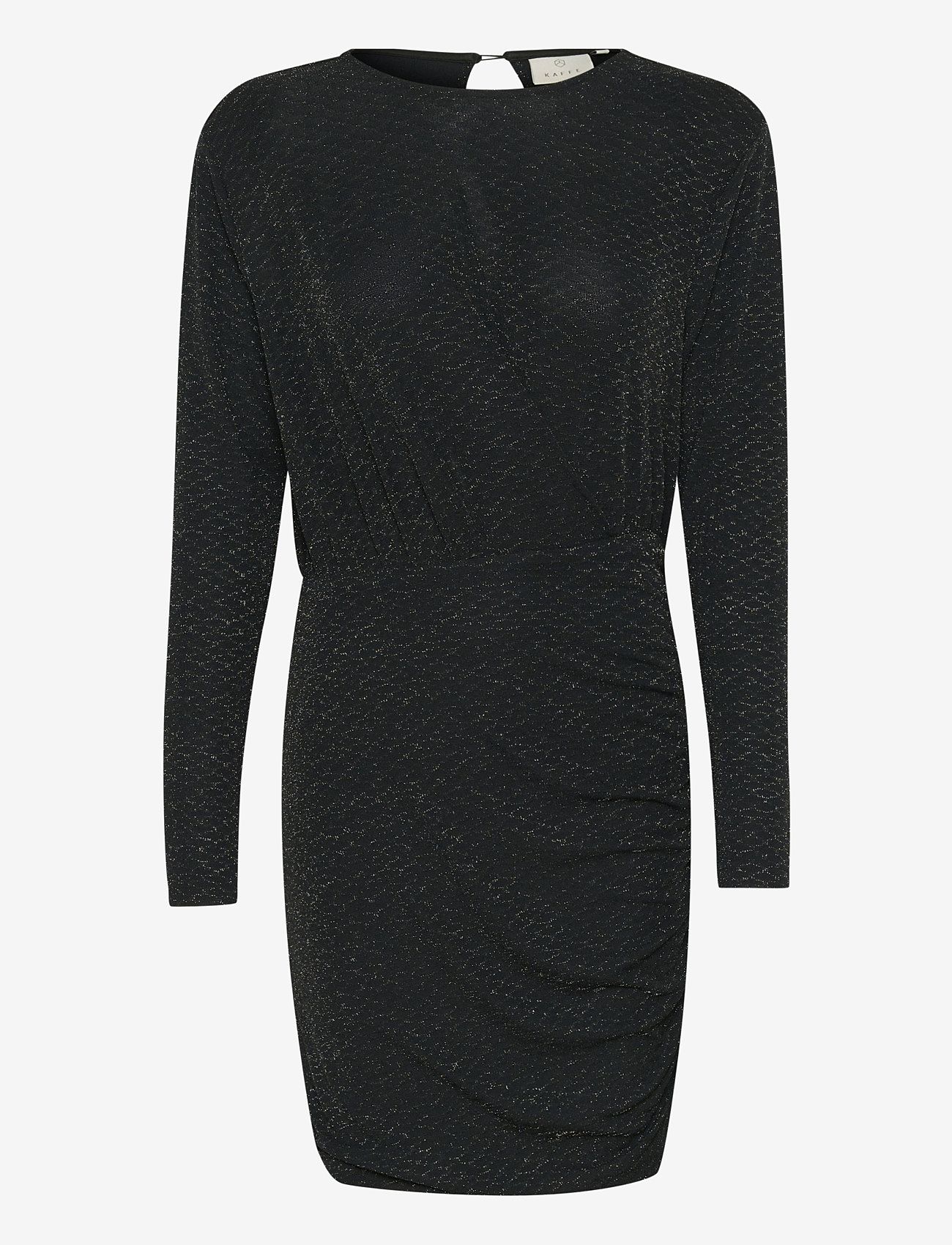 Kaffe - KAellie Jersey Dress - festklänningar - black_silver glitter - 1