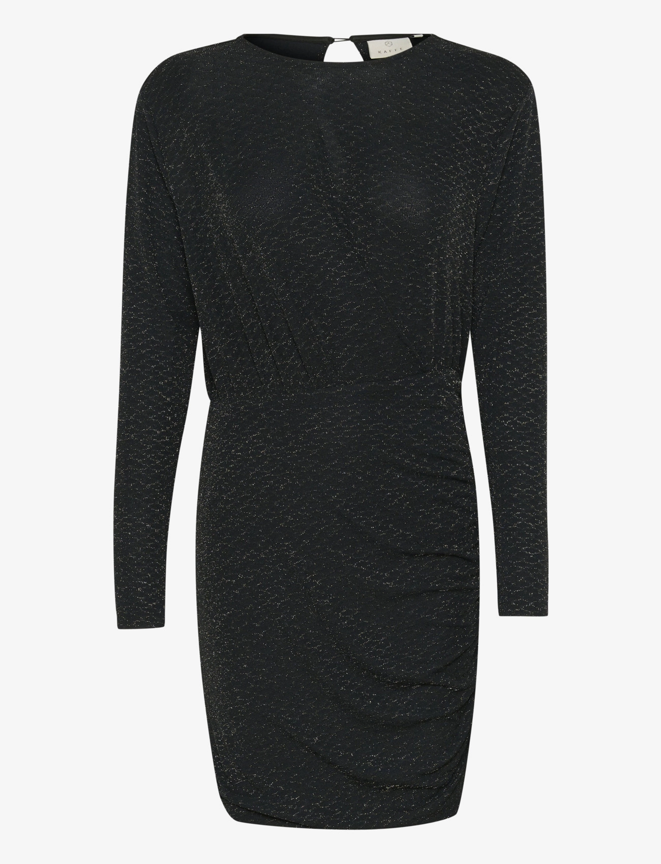 Kaffe KAellie Jersey Dress - Kleidid - BLACK_SILVER GLITTER / black
