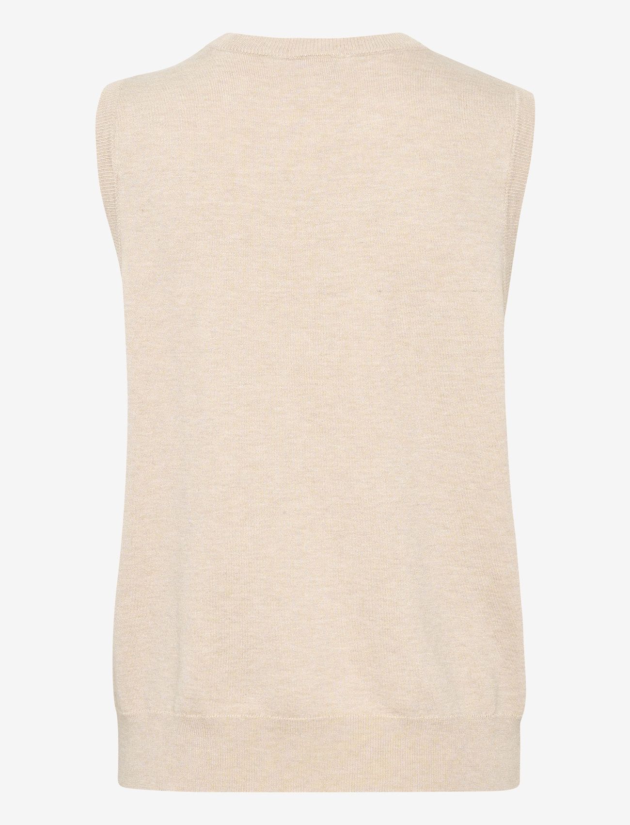 Kaffe - KAlizza Knit Slipover - gestrickte westen - feather gray melange - 2