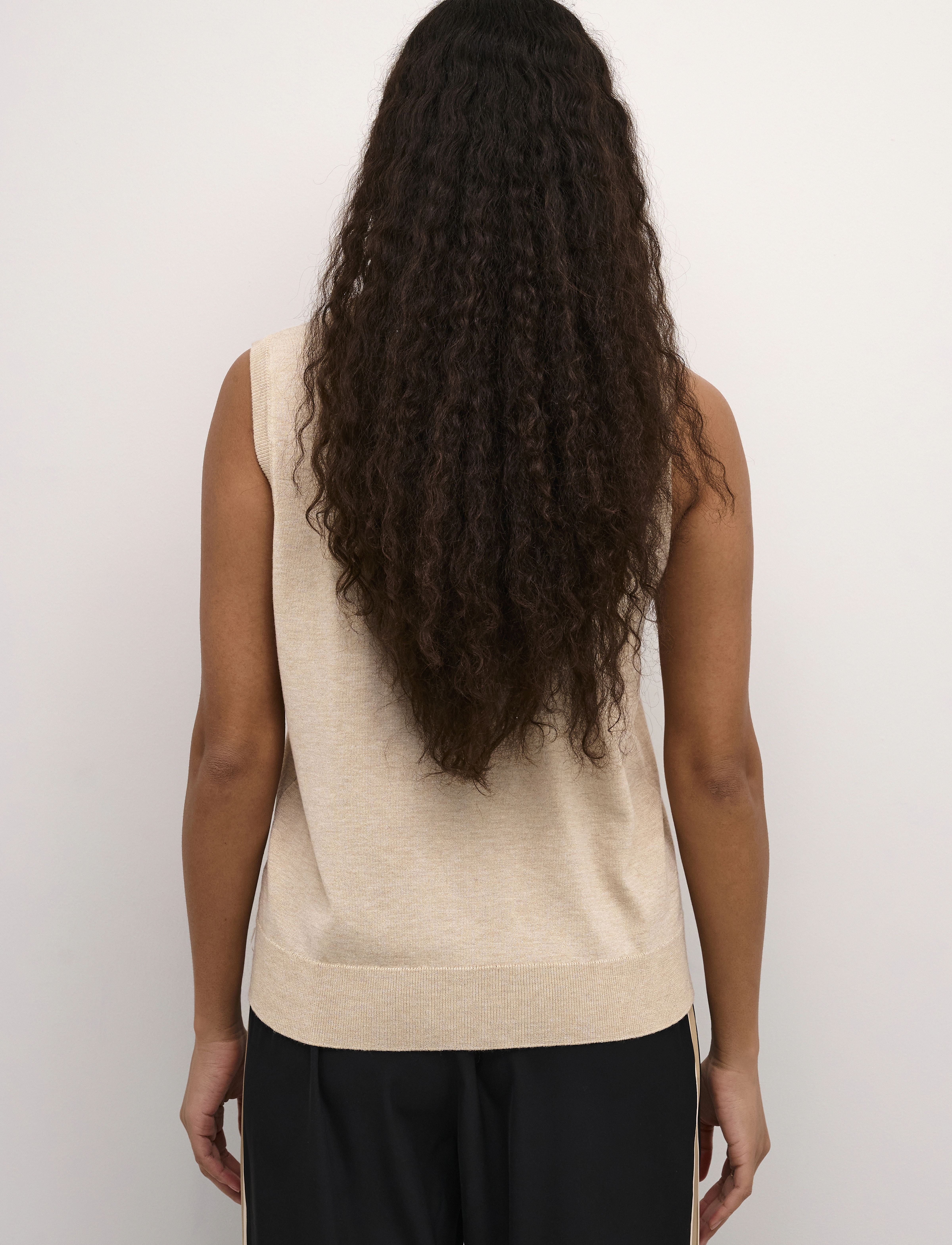 Kaffe - KAlizza Knit Slipover - laveste priser - feather gray melange - 4