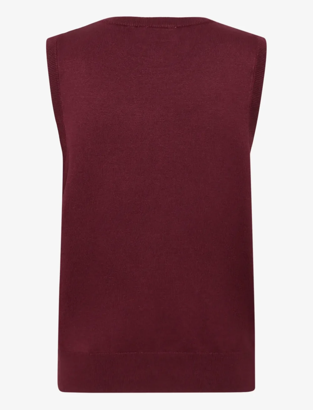 Kaffe - KAlizza Knit Slipover - gestrickte westen - windsor wine - 1