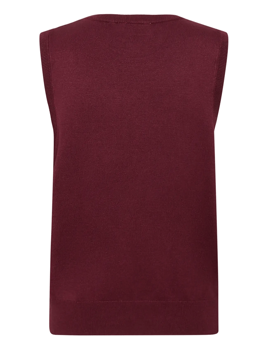 Kaffe - KAlizza Knit Slipover - strickwesten - windsor wine - 1