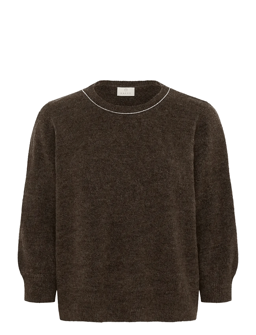Kaffe - KAmeridith Pullover - pullover - black coffee - 1