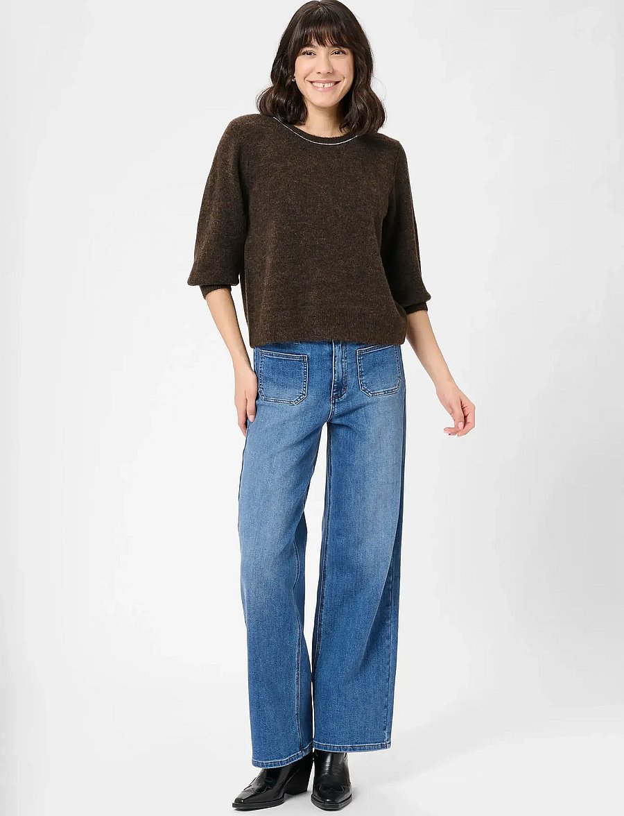 Kaffe - KAmeridith Pullover - pullover - black coffee - 3